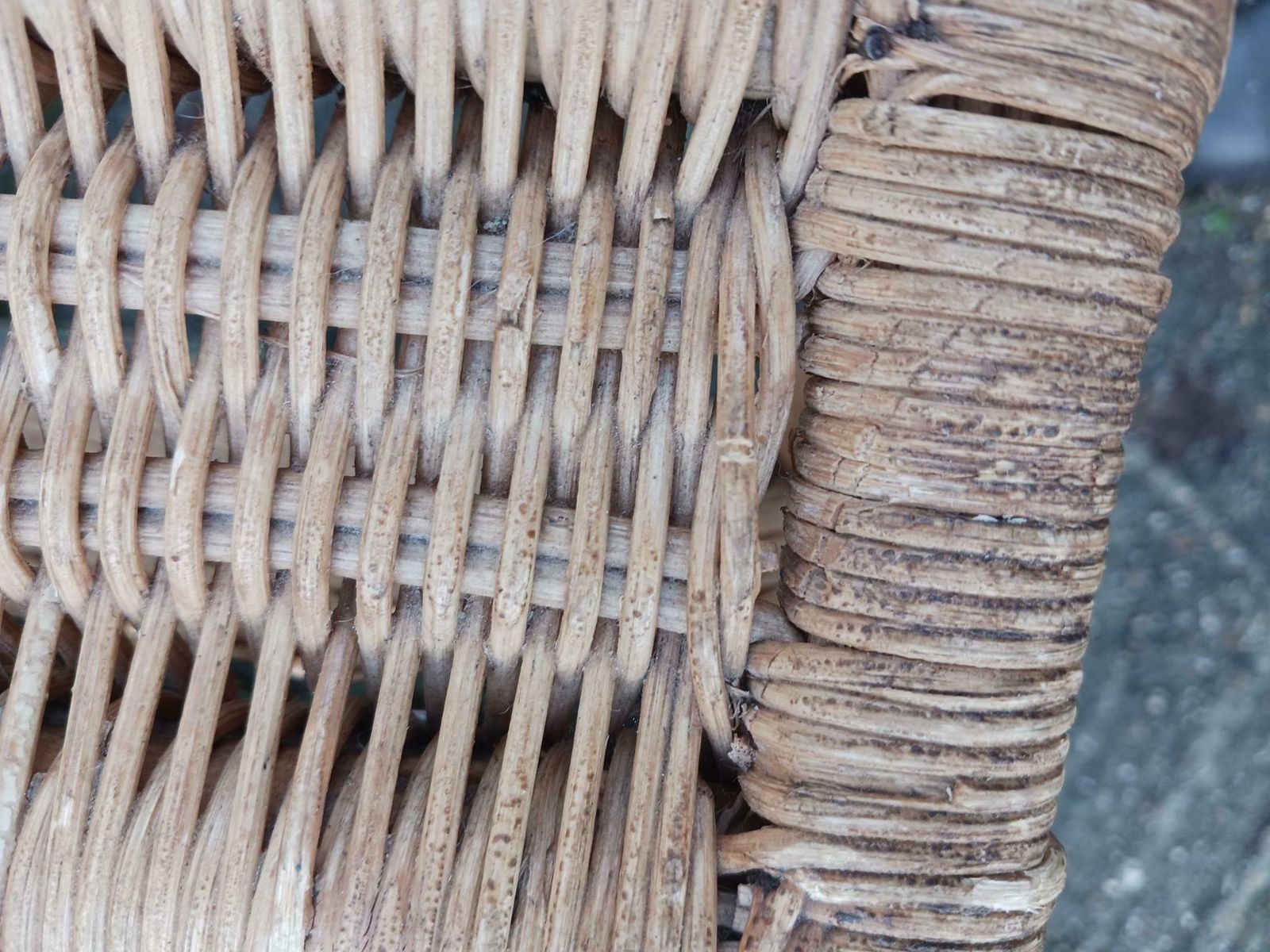 1980's Vintage  Rattan Chair Retailed By Heals photo buy