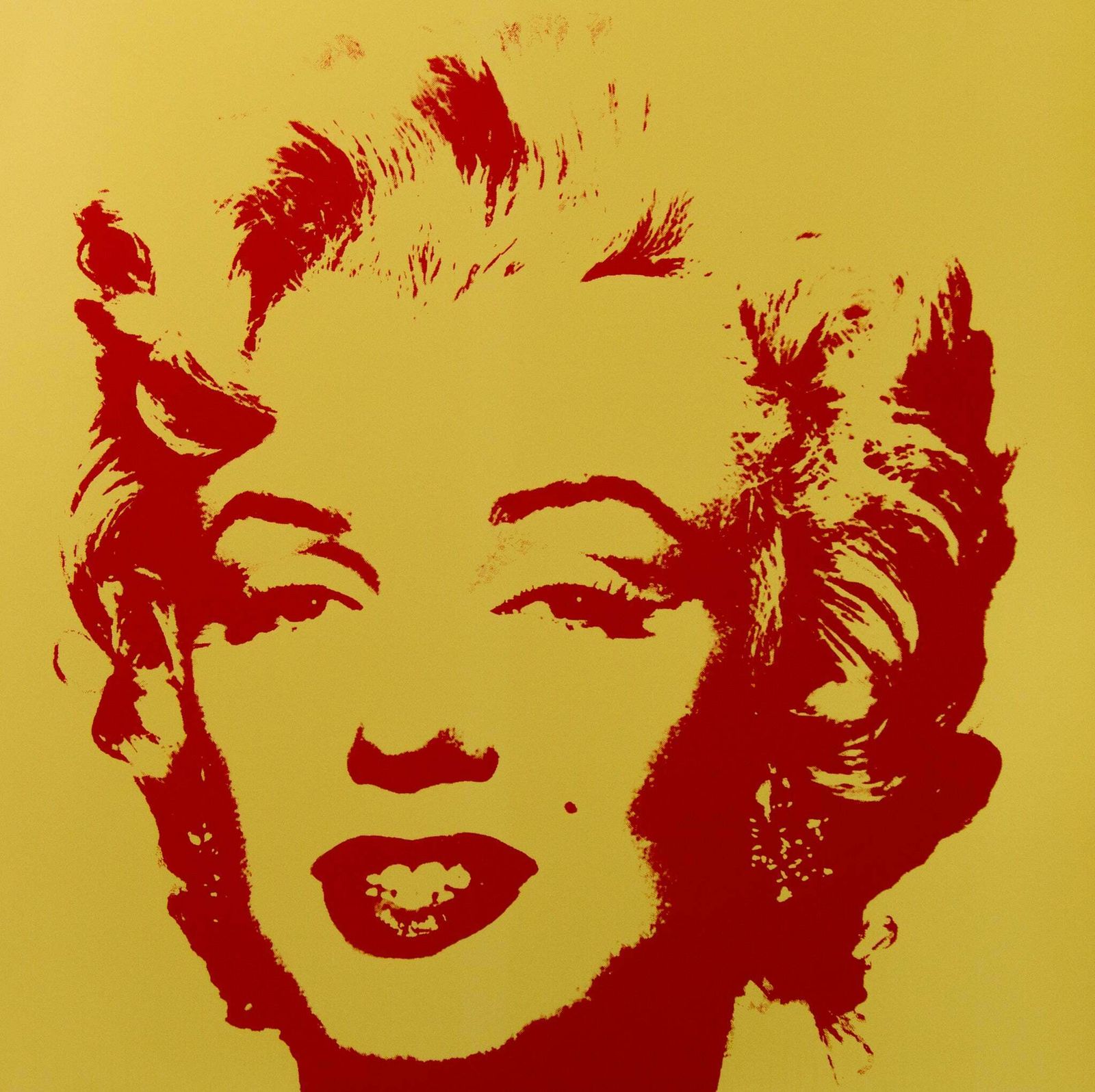 Andy Warhol 'Sunday B. Morning' Golden Marilyn 40