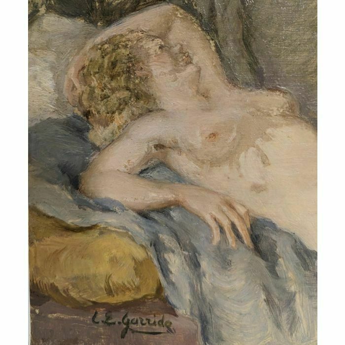Louis Edouard Garrido Oil On Paper Nude Woman photo 812.0