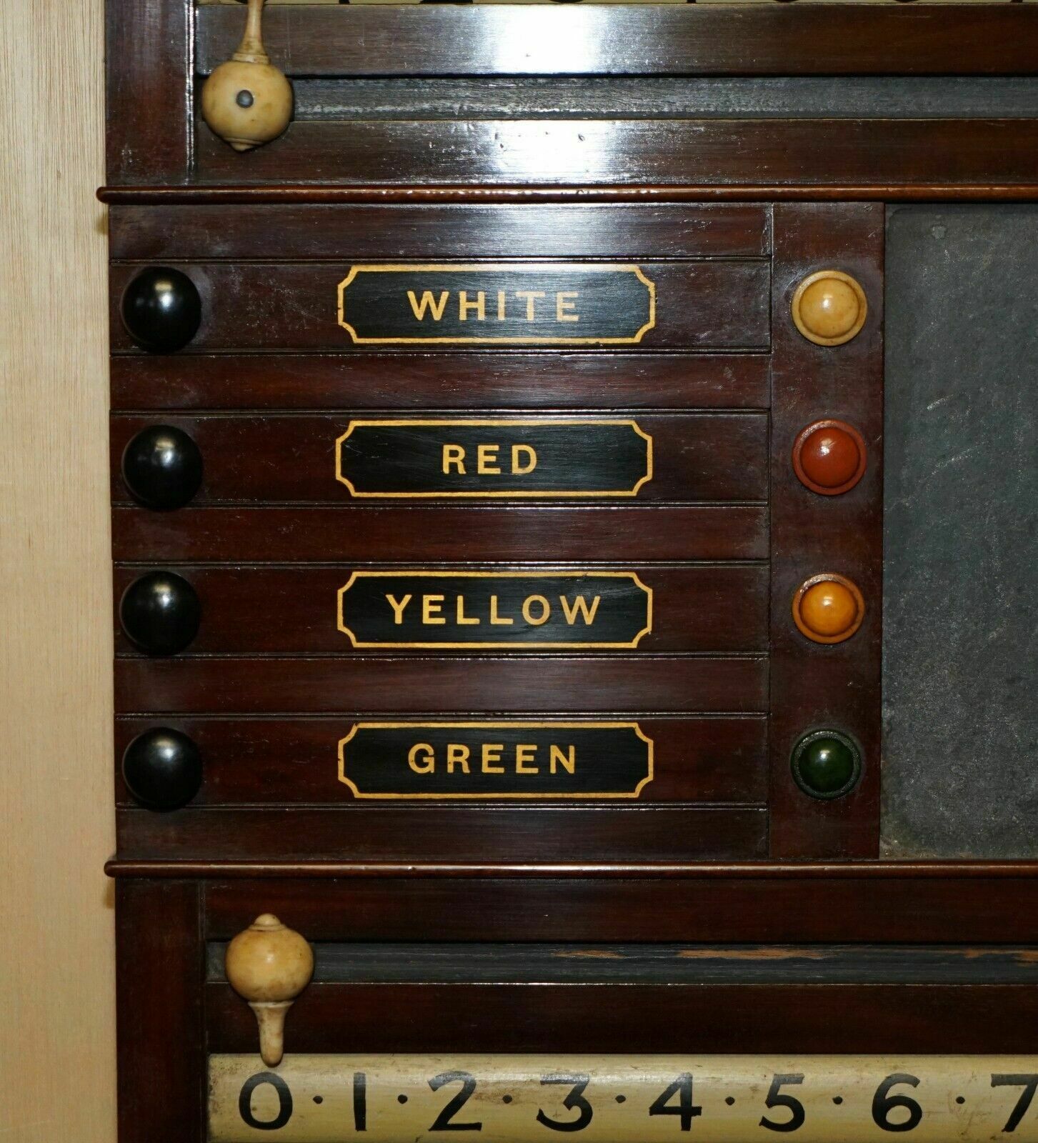 Fully Restored Antique Victorian Burroughes & Watts London Snooker Scoreboard photo 2350.0