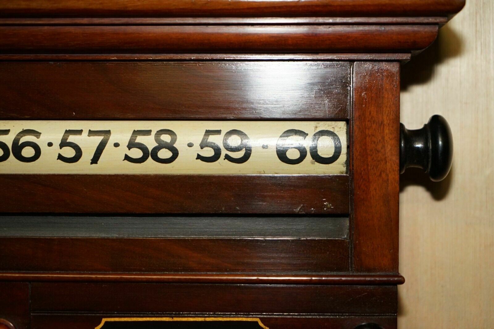 2350.0 Fully Restored Antique Victorian Burroughes & Watts London Snooker Scoreboard photo