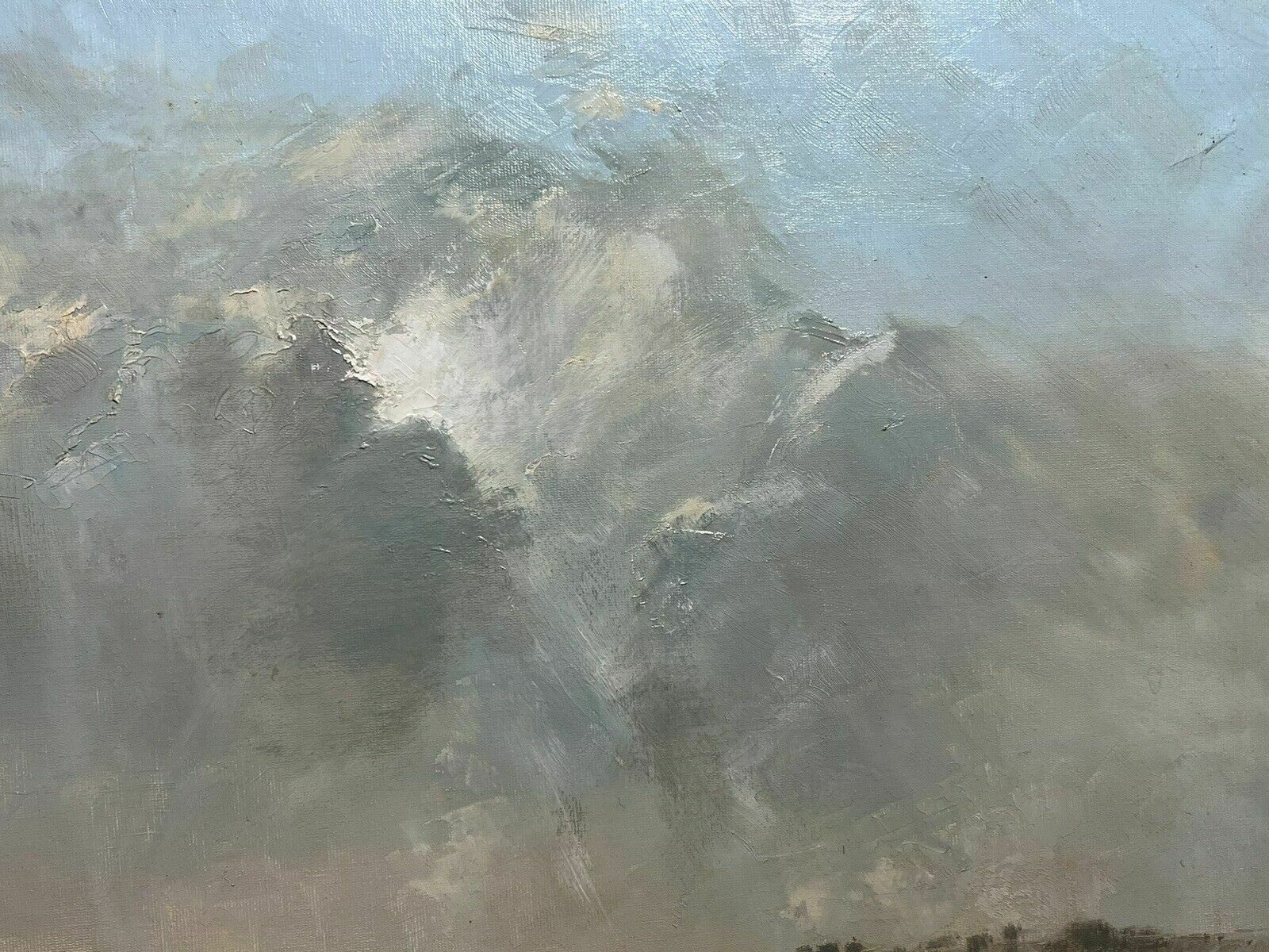 photo for sale Contemporary Art British School Jill Grinstead Coastal Scene Oil Painting
