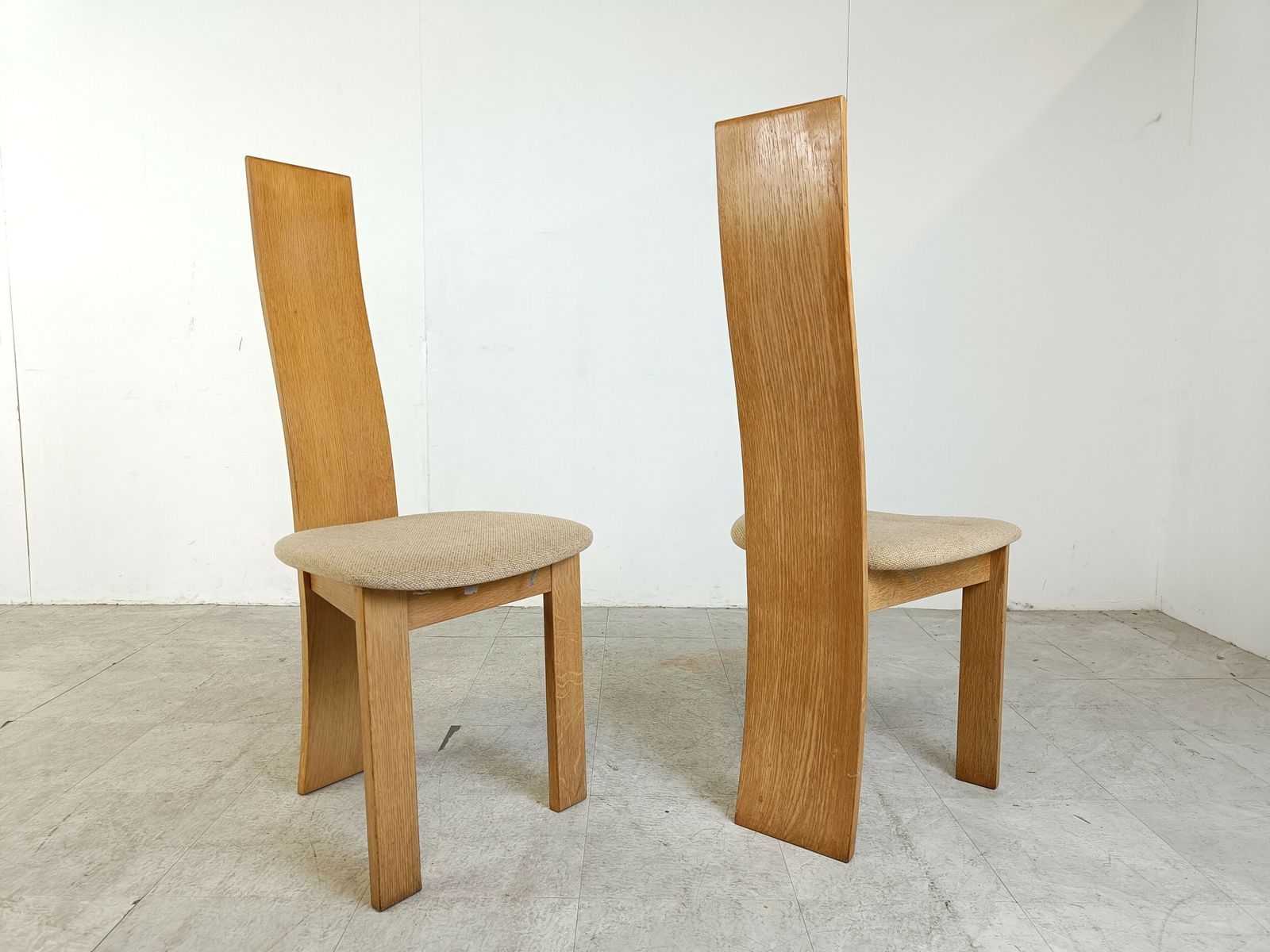 Set Of 6 Dining Chairs By Rob & Dries Van Den Berghe, 1980s photo 1250.0
