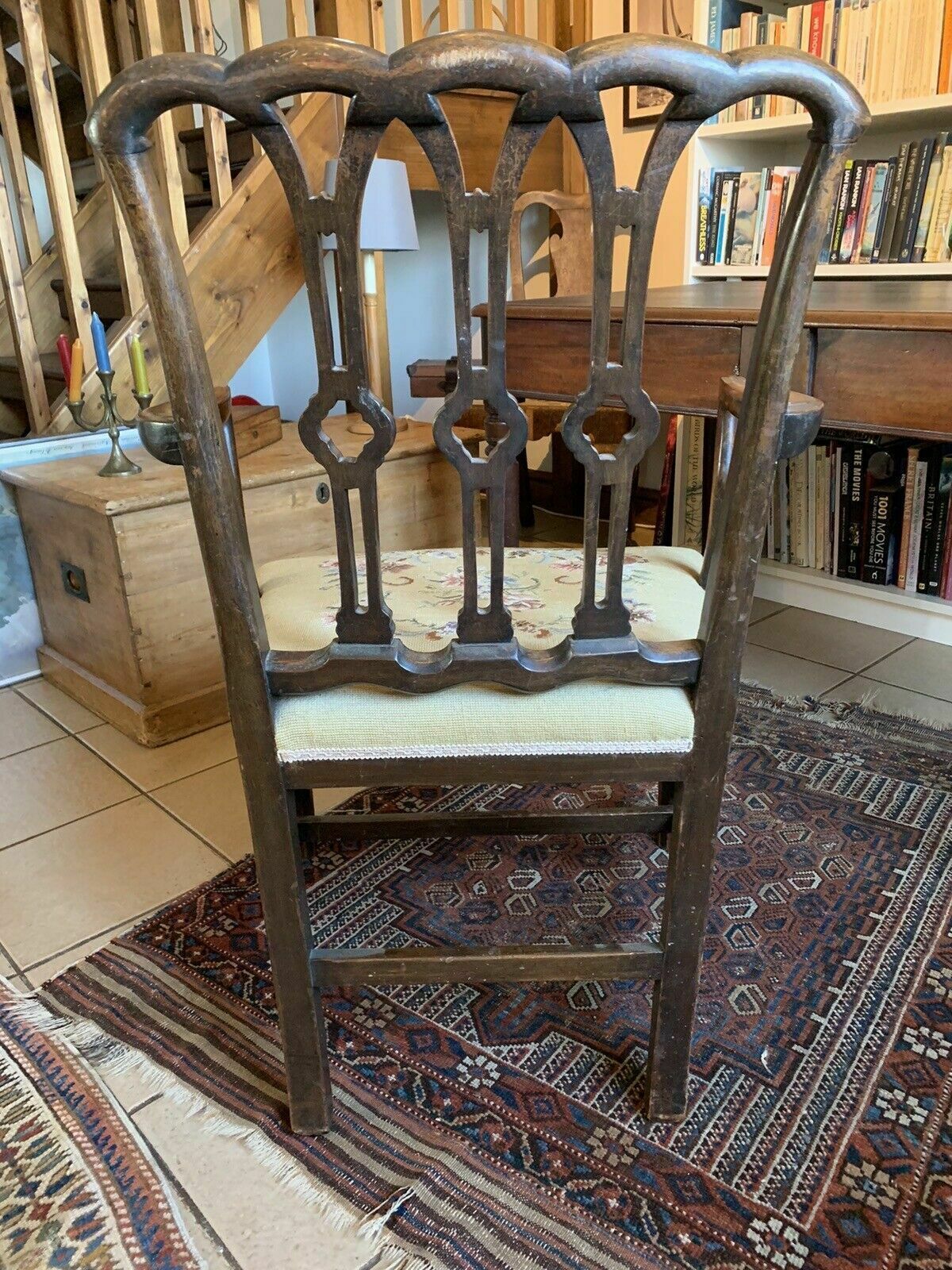 A 19th Century Elbow Chair In Mahogany photo Furniture