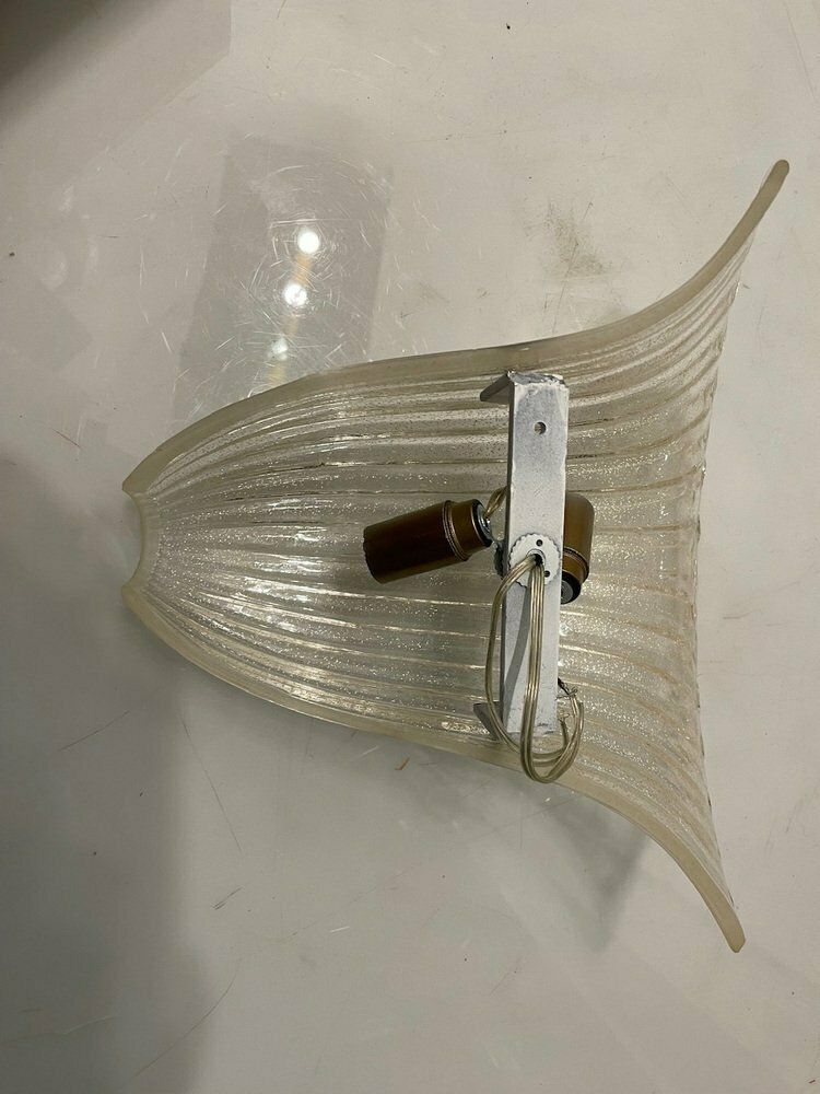 Murano Glass Sconces, 1980s, Set Of 2 photo Lighting