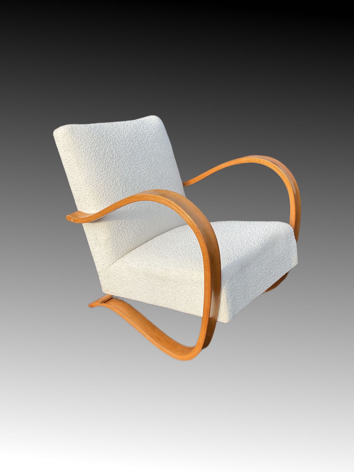 Art Deco Club Chair / Armchair By Jindrich Halabala For Up Závody 1930s photo Furniture