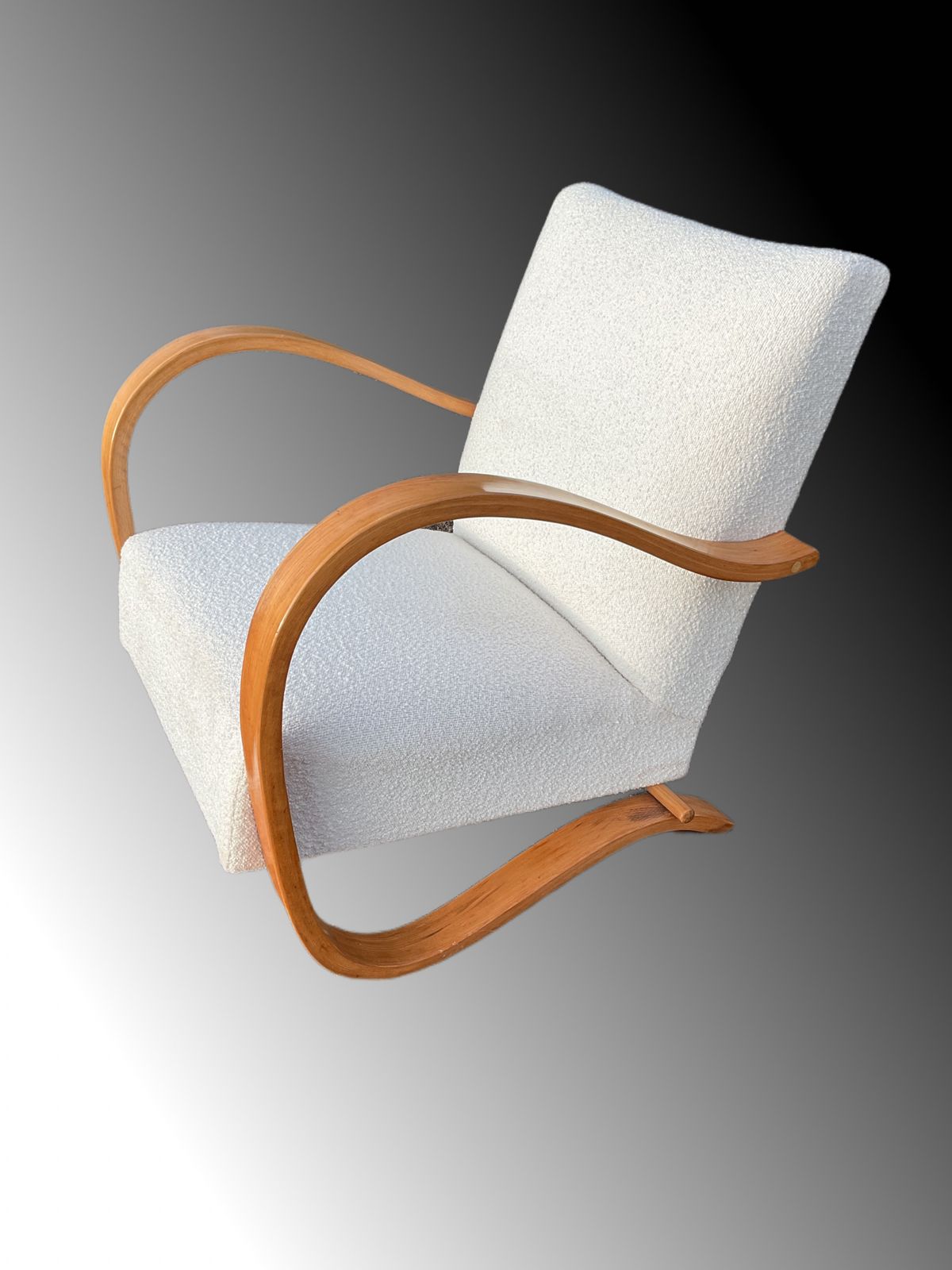 Art Deco Club Chair / Armchair By Jindrich Halabala For Up Závody 1930s photo buy