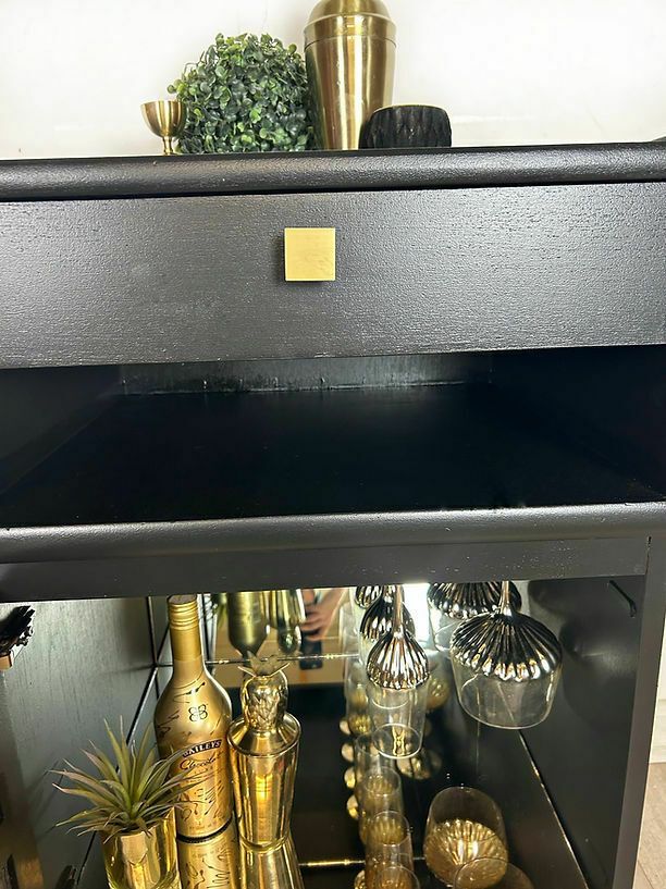 Black Nathan Drinks Cabinet photo for sale