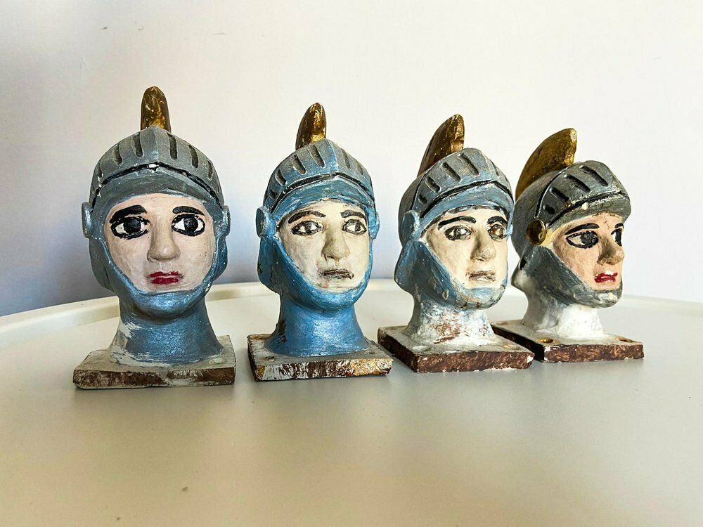 Sicilian Puppets, Italy, 1980s, Set Of 4 photo 990.0
