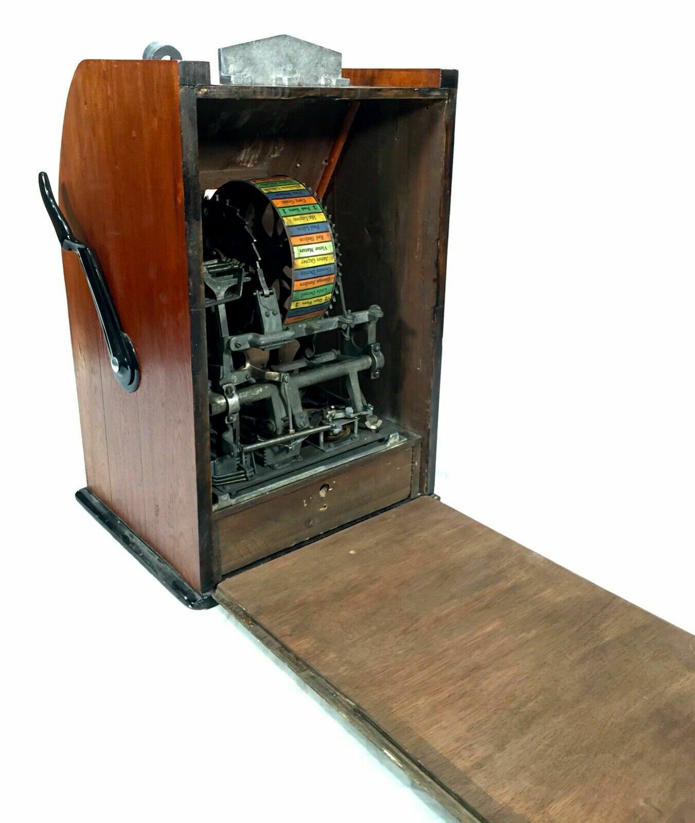 photo furniture Antique One Arm Bandit Arcade Coin Operated Games Machine 'Film Stars' C.1940