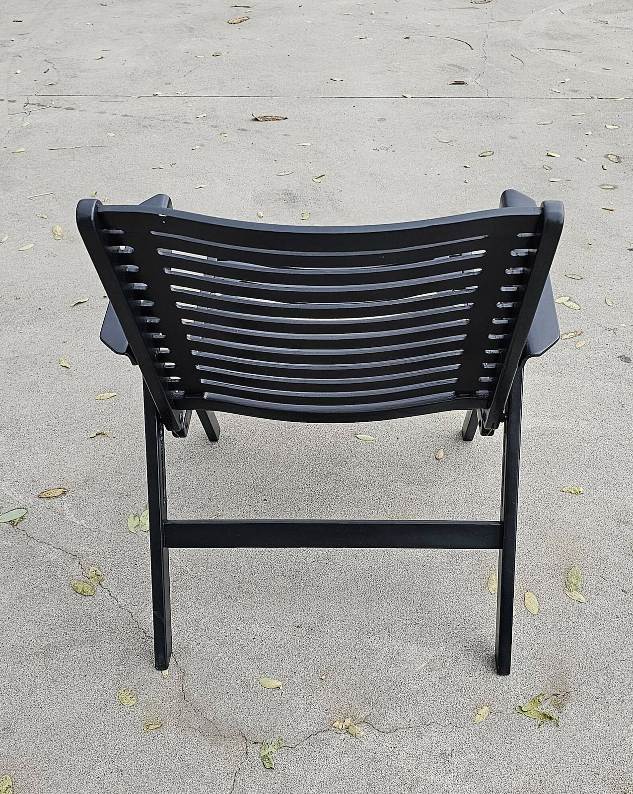 Mid Century Modern Rex Chair By Niko Kralj, Refurbished And Painted Black // Made In Yugoslavia In 1950s photo Furniture