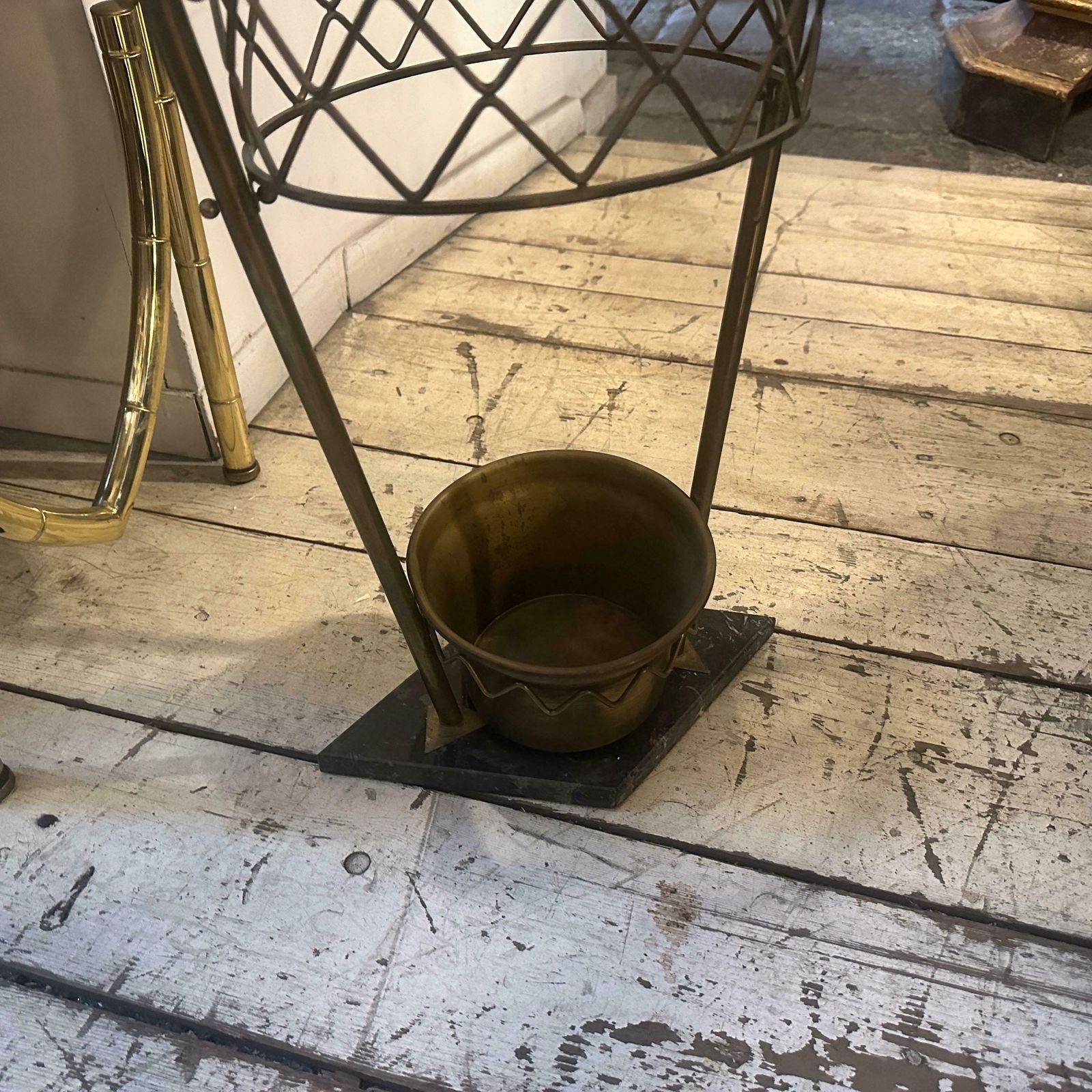 An Elegant 1950s Gio Ponti Style Mid Century Modern Italian Umbrella Stand photo buy