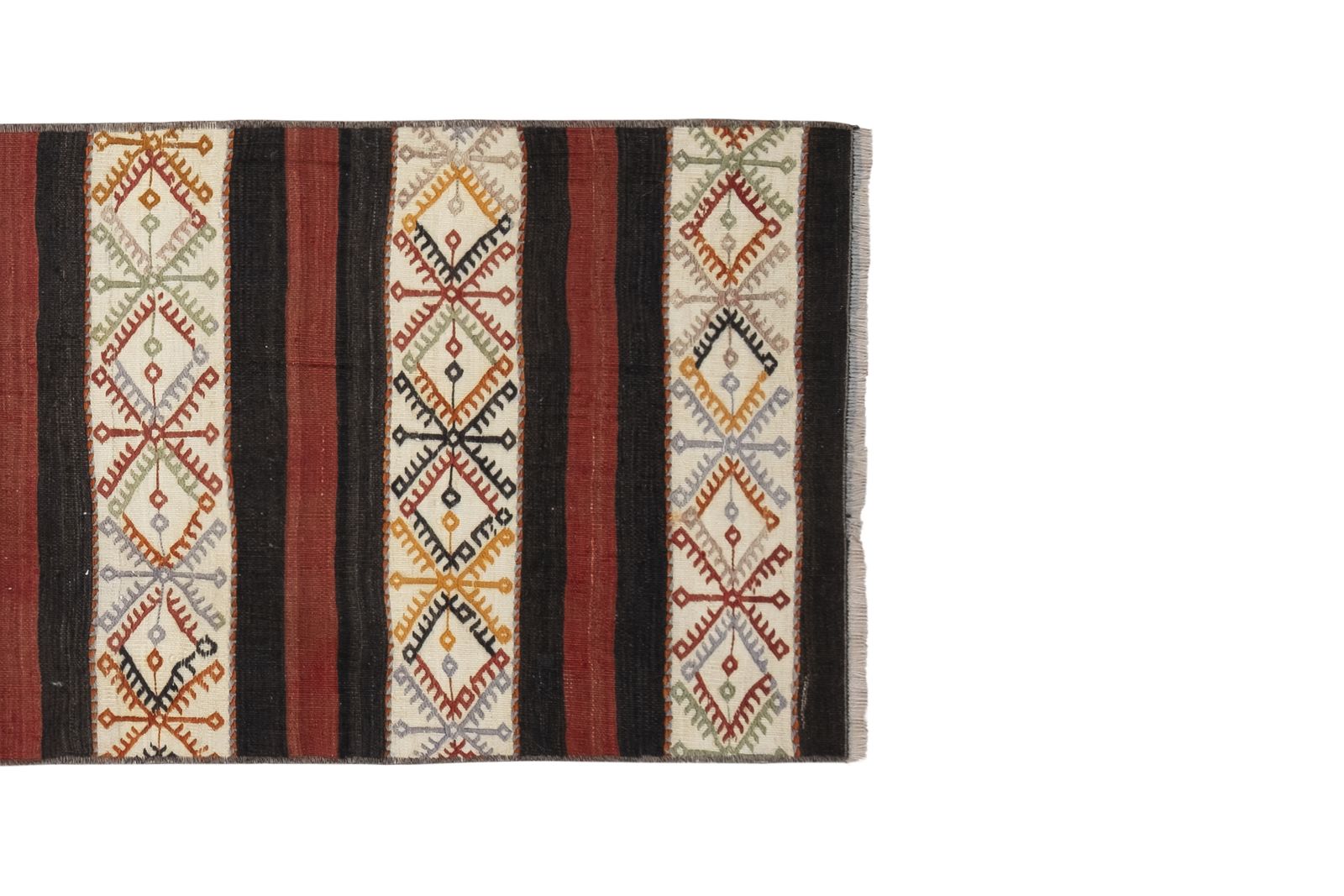 1970s Turkish Organic Kilim Runner 2'1" X 7'4" photo vinterior