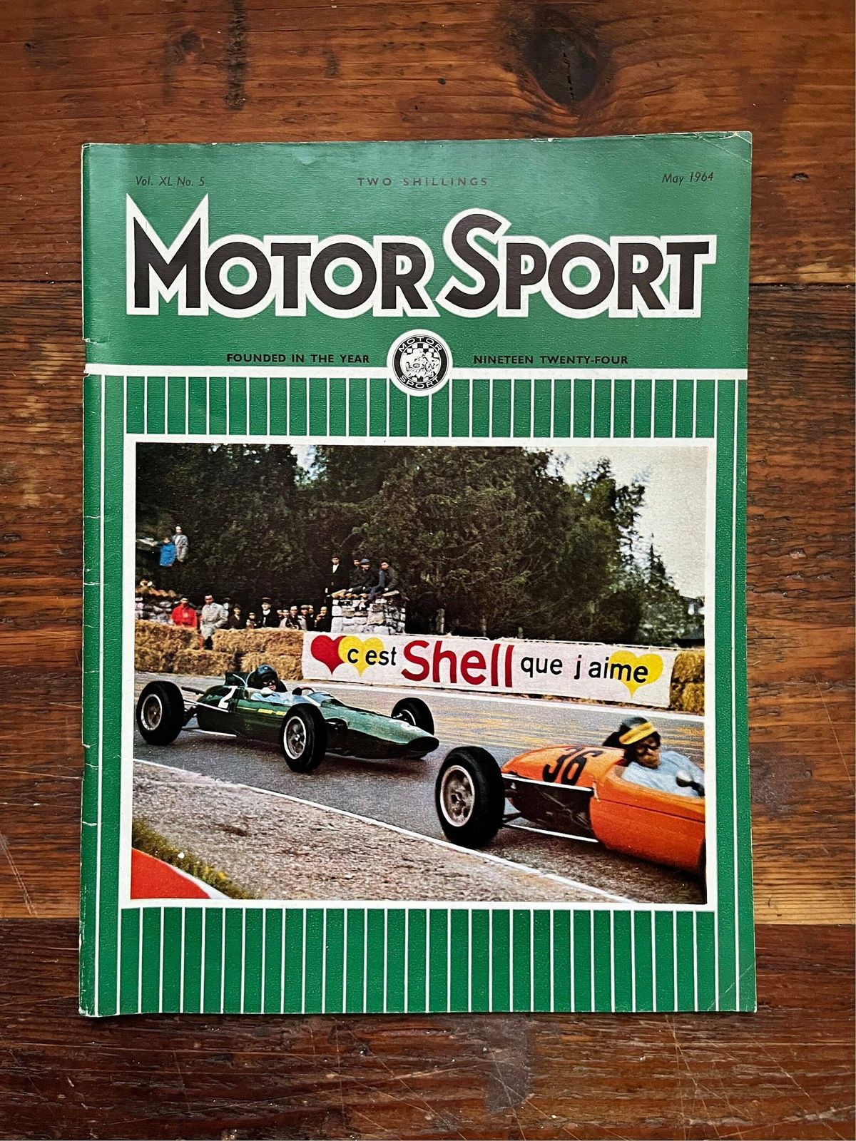 Motorsport Vintage Magazine Print 1964 French Grand Prix photo furniture