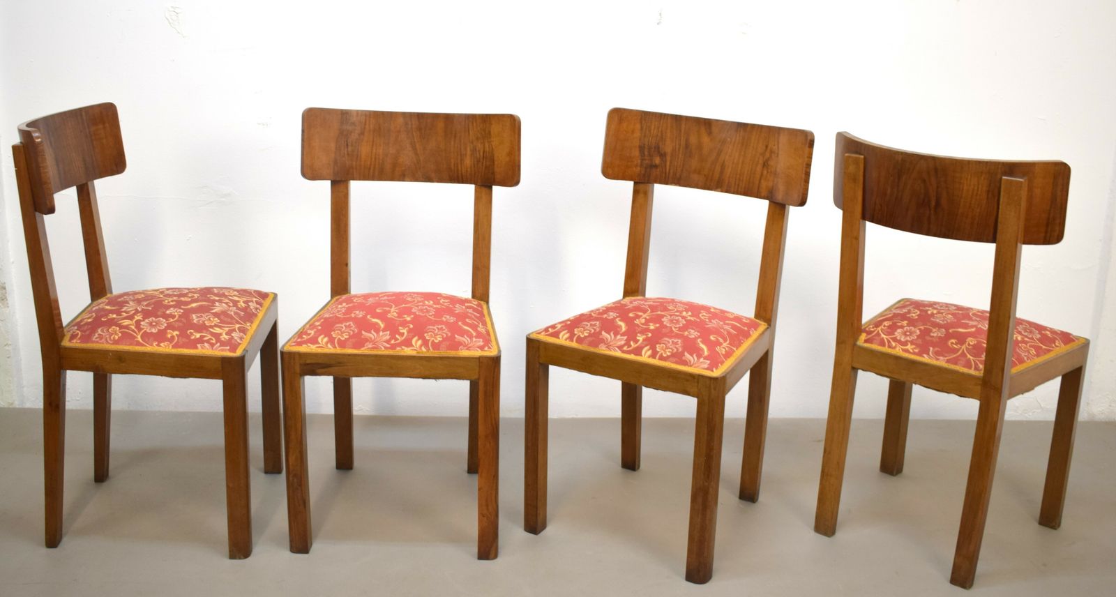 Set Of 4 Decò Chairs, Italy, 1930s. photo for sale