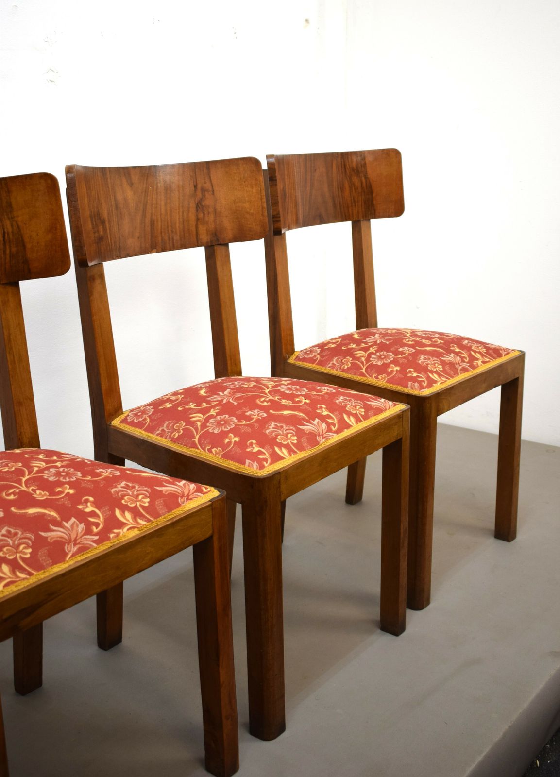 Set Of 4 Decò Chairs, Italy, 1930s. photo Furniture