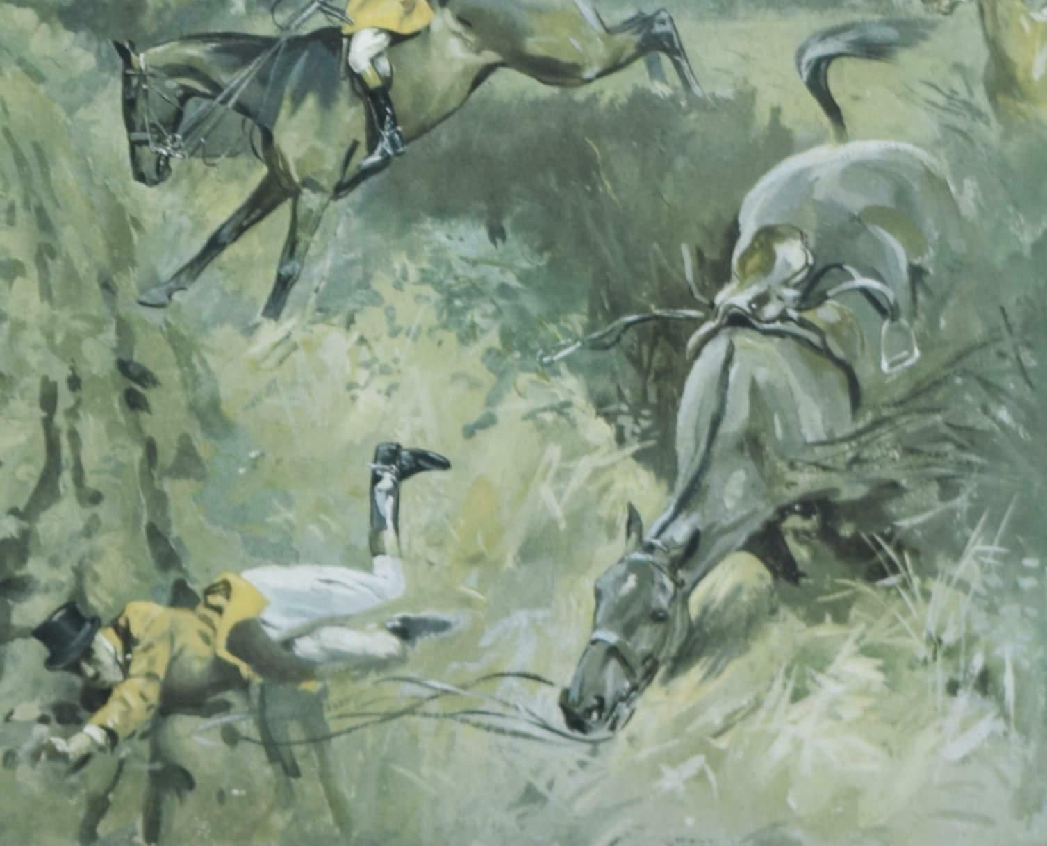 Lionel Edwards The Belvoir Hunt Hunting Print By Lionel Edwards  1928 photo Art