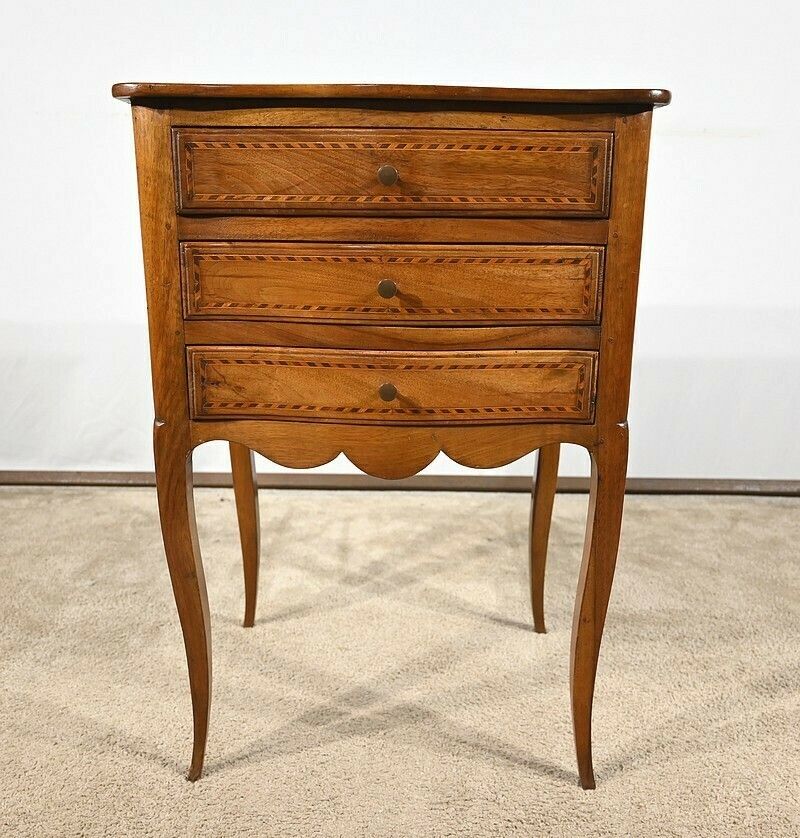 Small Chiffonnière Chest Of Drawers In Walnut, Louis XV Style – Late 19th Century photo buy