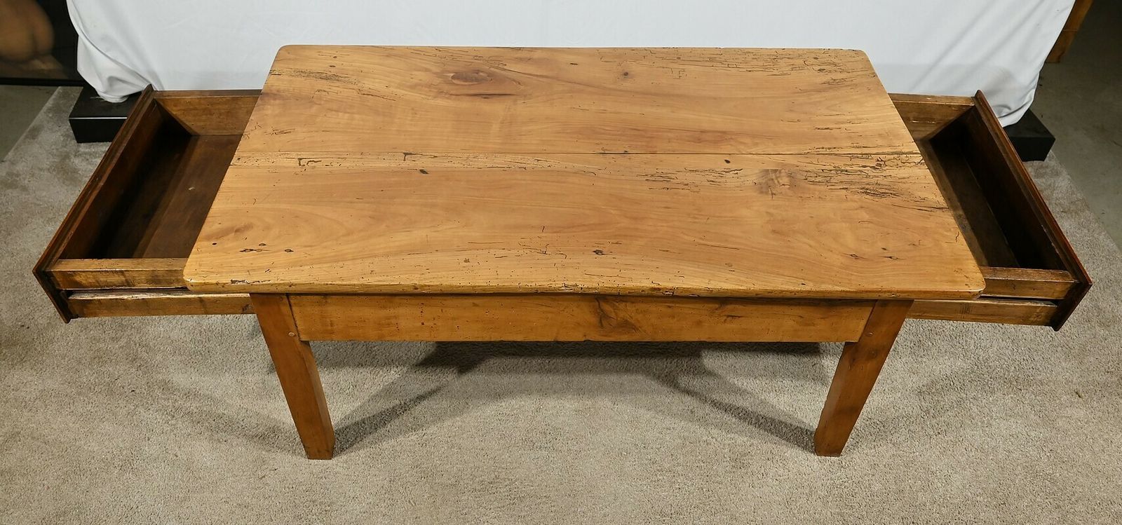 Cherry Wood Coffee Table – 2nd Half Of The 19th Century photo Furniture