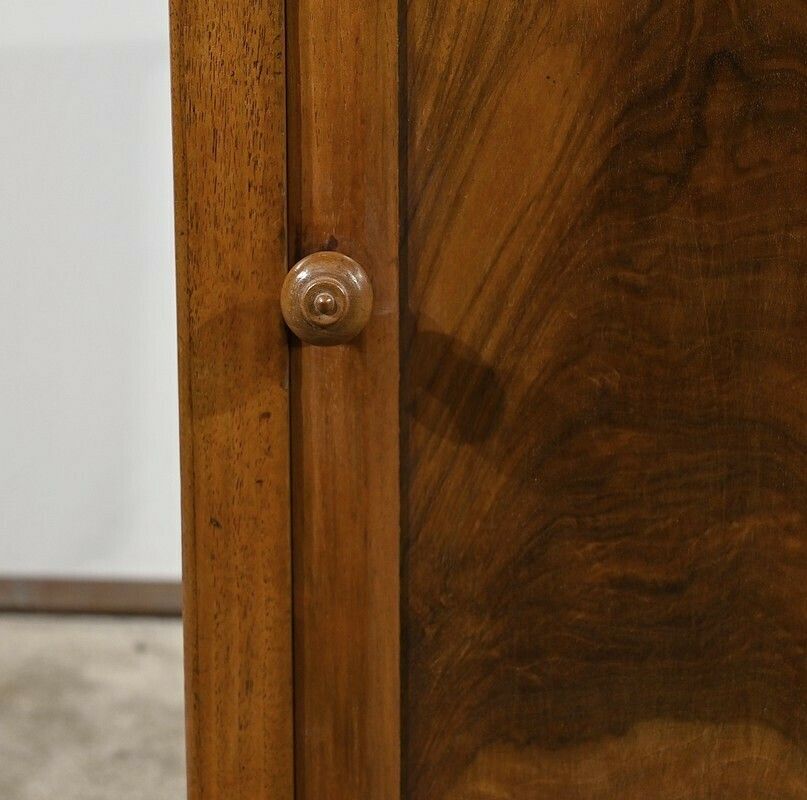 Small Walnut Bedside Cabinet – Late 19th Century photo vintage