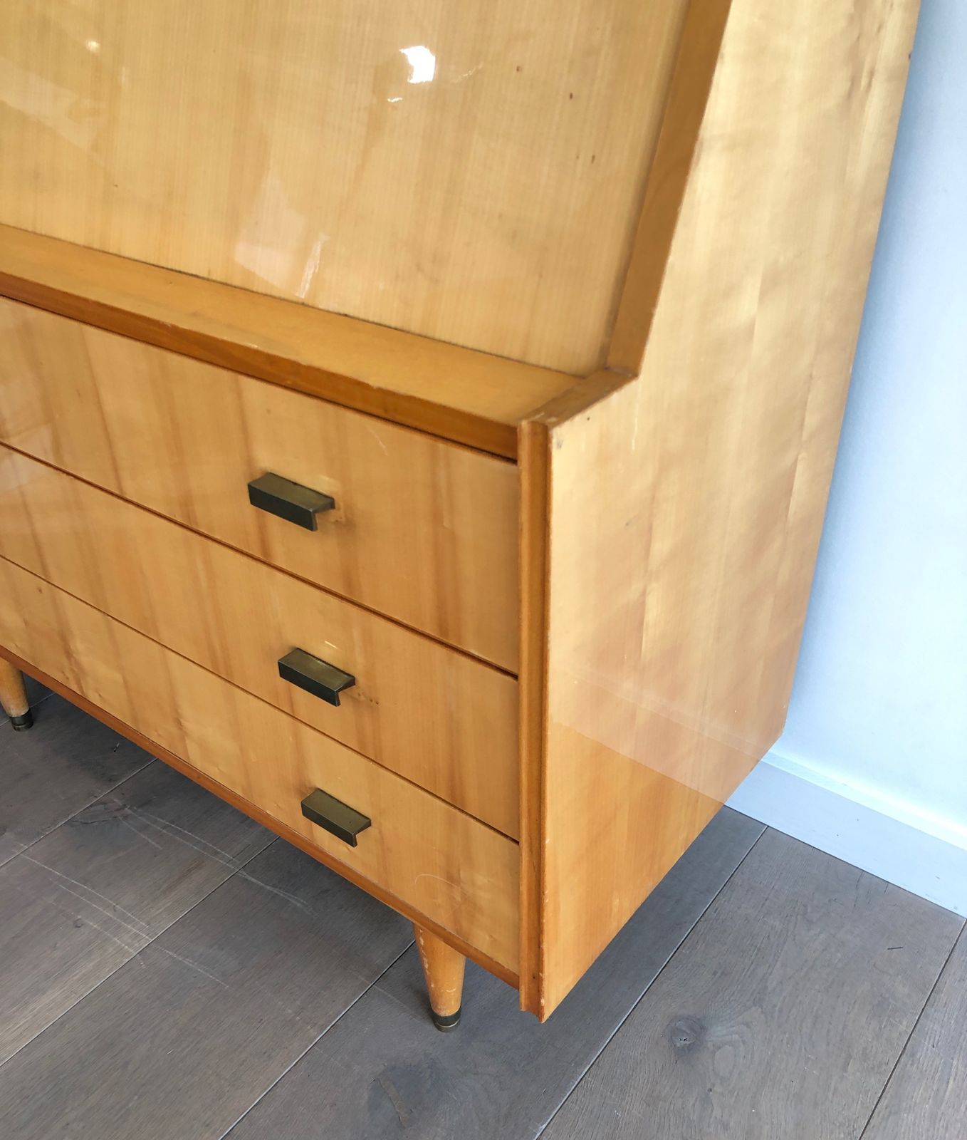 photo for sale Secretary With Flap In Sycamore. French Work. Around 1970