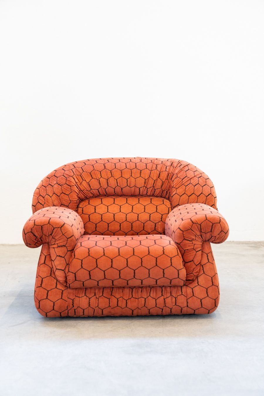 Vintage Lounge, Club Style, Consisting Of 3 Seater Sofa And 2 Armchairs, 1970s photo for sale