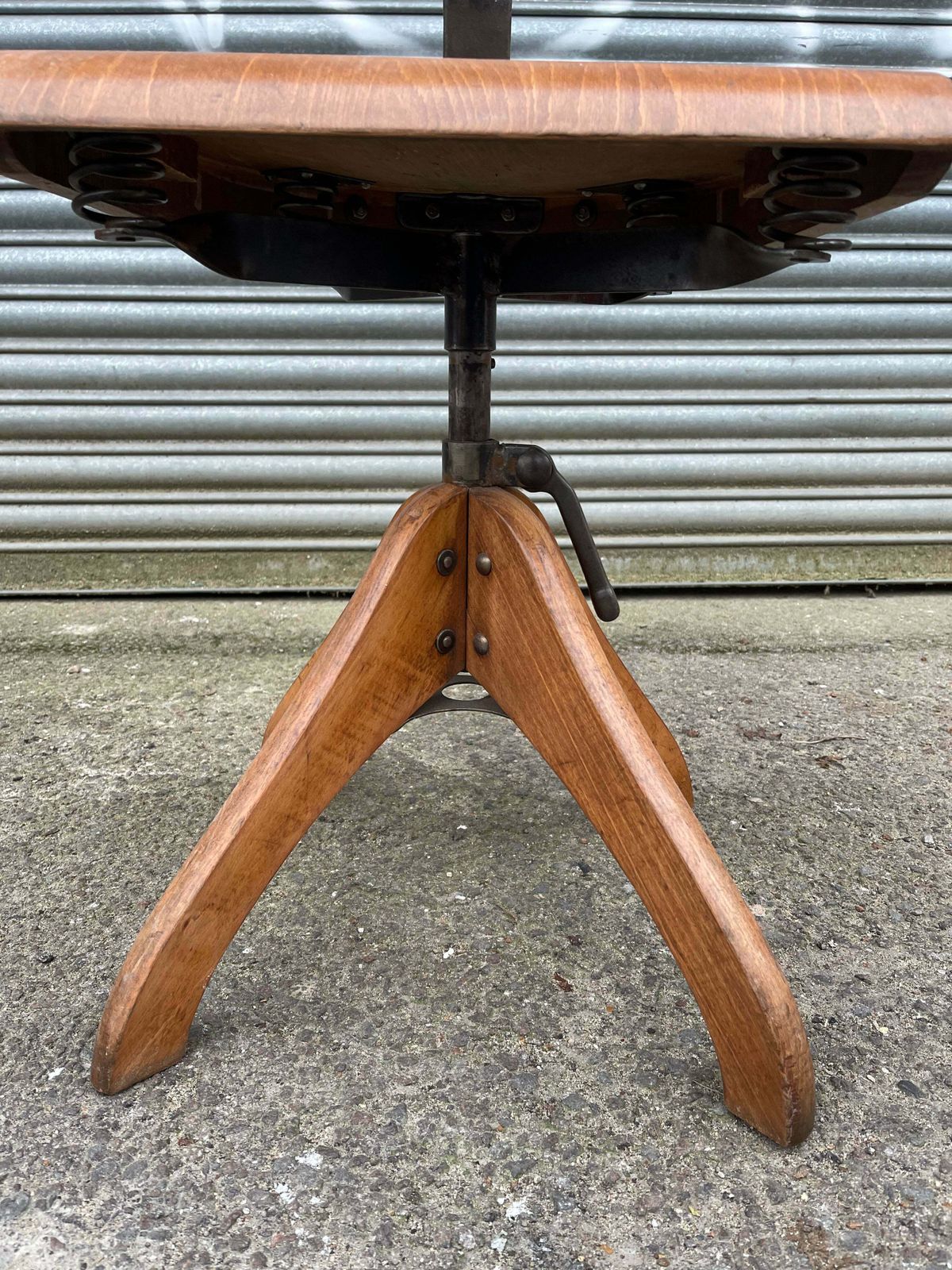Adjustable Architects Chair By Margarete Klöber For Polstergleich Germany 1930s photo vinterior