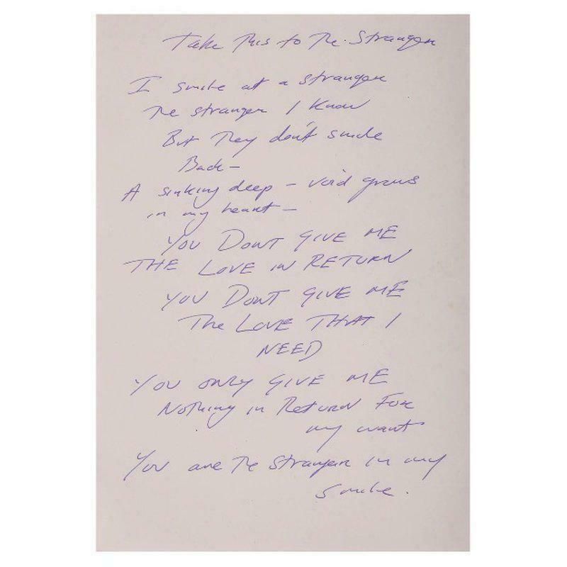 Tracey Emin Tracey Emin, Take This To The Stranger, Offset Lithograph Print, 2013