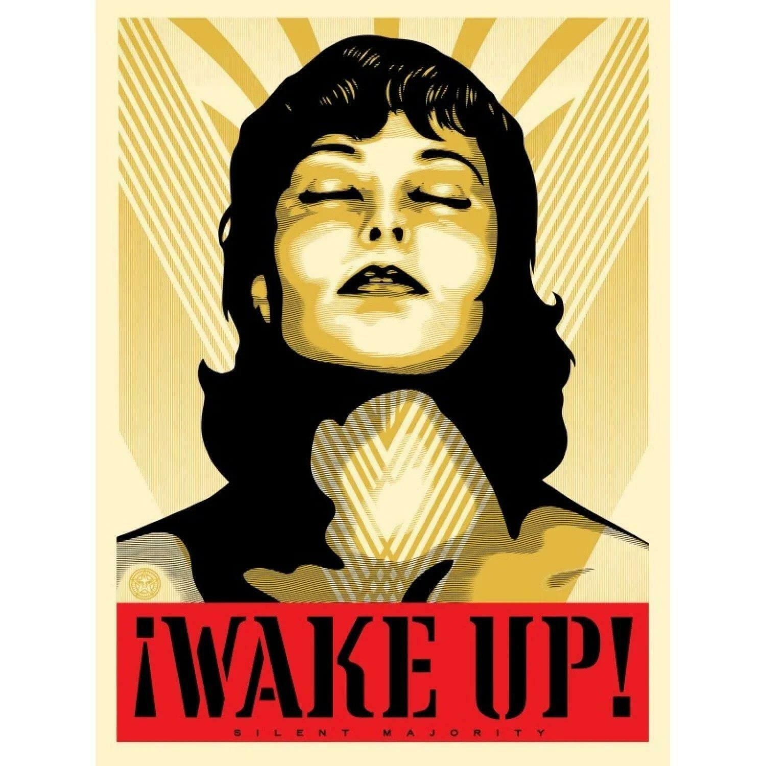 Shepard Fairey Wake Up By Shepard Fairey 2017
