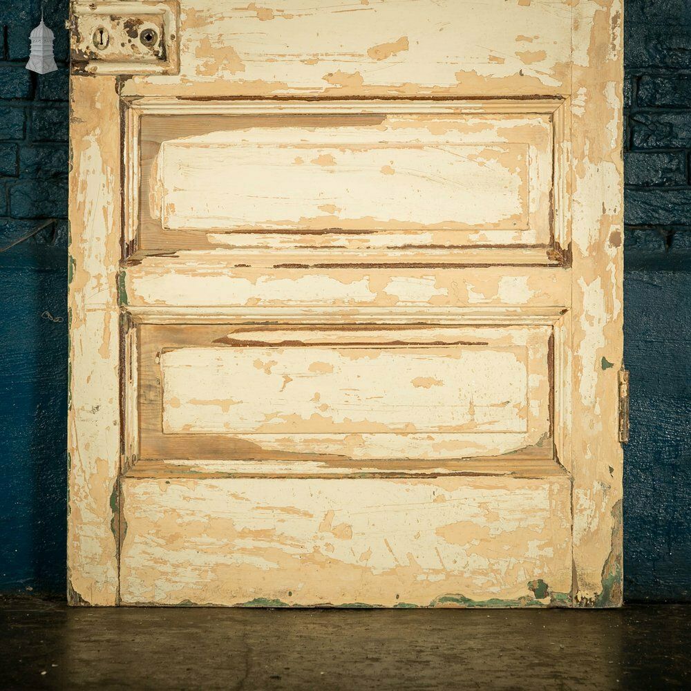 Pine Panelled Door, Raised Fielded Panels One Side, Stop Chamfer Detailing Other Side photo 420.0