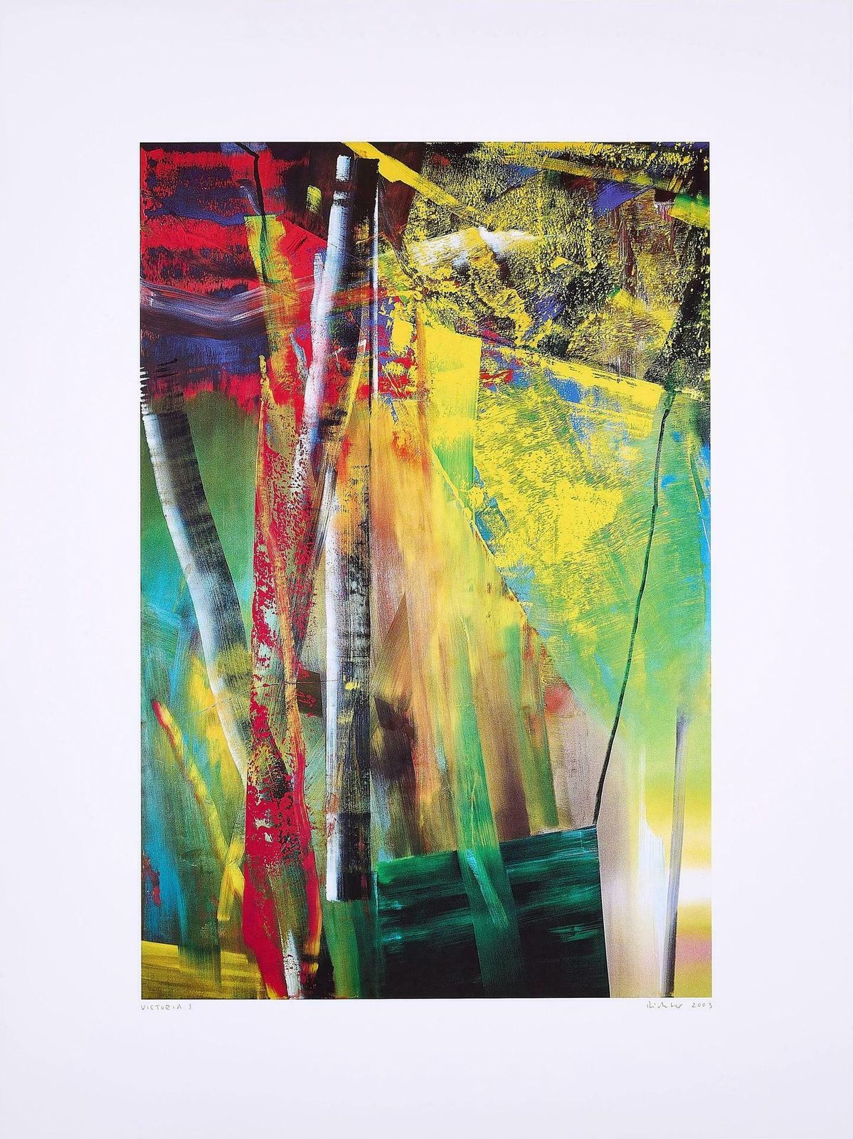 Gerhard Richter Victoria I By Gerhard Richter 1987 photo furniture