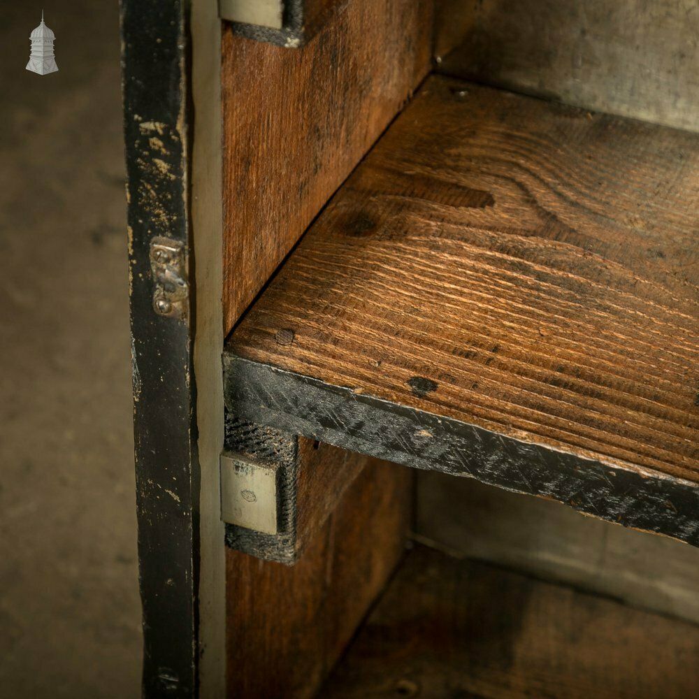 Industrial Wooden Cupboard, Reclaimed From Factory photo buy