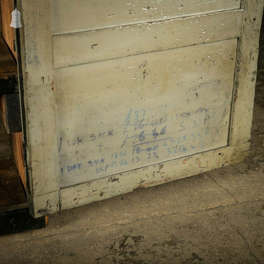 photo vinterior Industrial Wooden Cupboard, Reclaimed From Factory