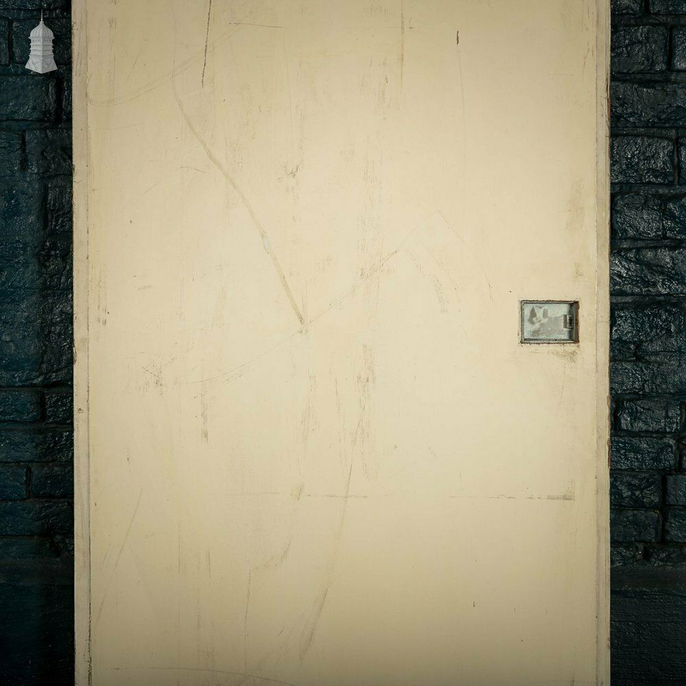 Home Fixtures Heavy Fire Door With Mouldings On One Side To Create Panelled Appearance. photo