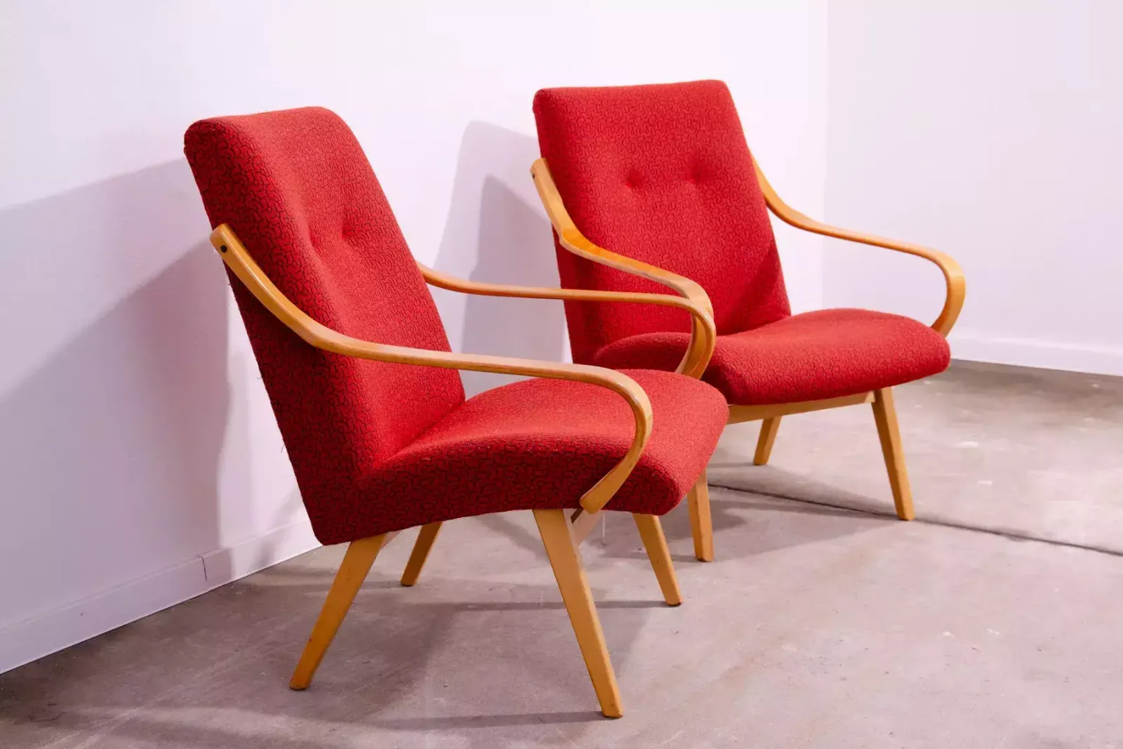 Pair Of Midcentury Armchairs By Jaroslav šmídek For Jitona, 1960´S photo for sale