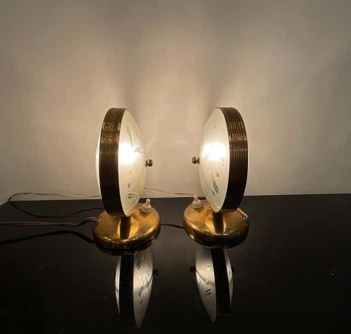 Fontanarte   Pietro Chiesa   Pair Of Lamps 1950s photo vinterior