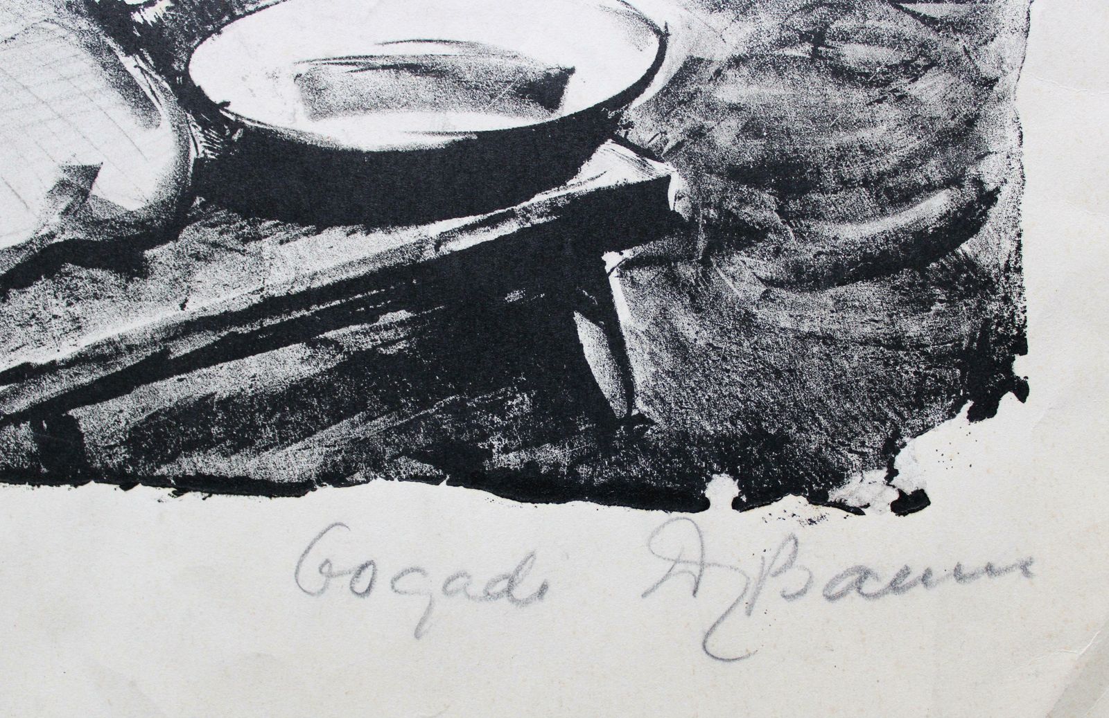 Dzidra Bauma At The Sauna. 1960s, Paper, Lithography, 1960s photo furniture