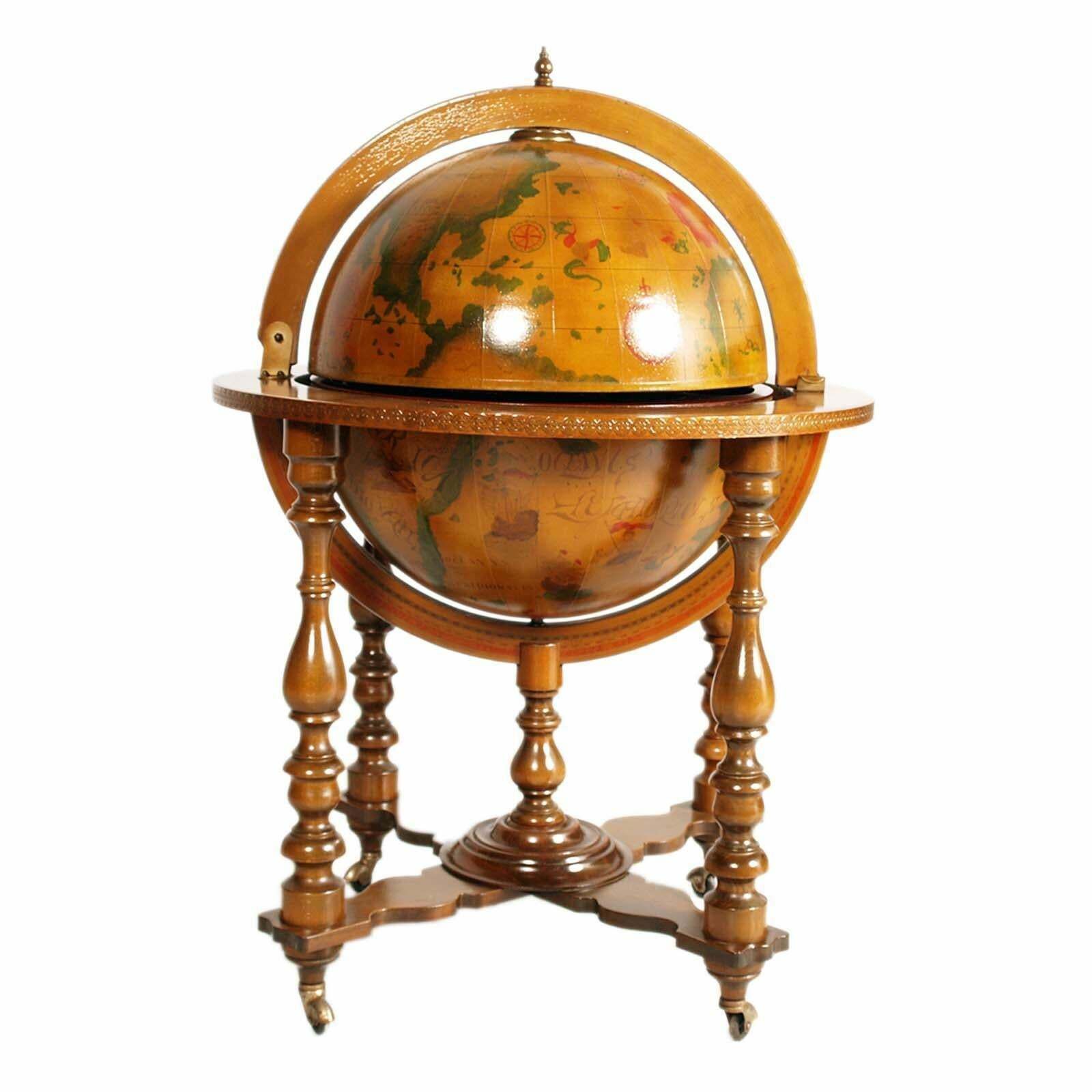 Italian Cocktail Bar Cart Of 20th Mid Century On Decorated World Map , Globe photo buy