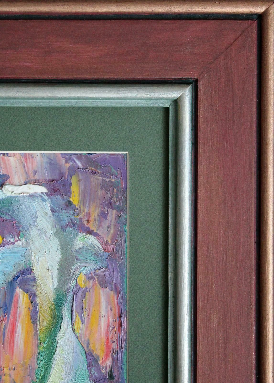 Dmitry Panichev Flowers. Cardboard, Oil photo 1397.0