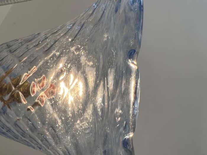 photo buy Charming Italian Lantern Chandelier By Barovier & Toso, Murano, 1950s