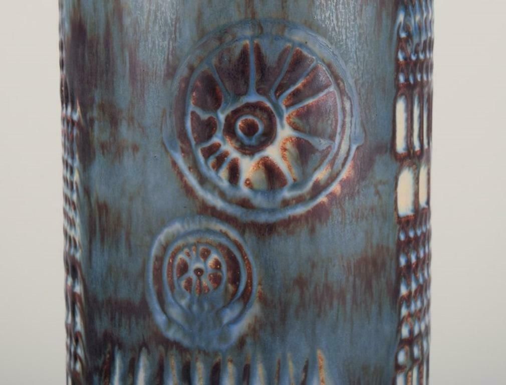Olle Alberius For Rörstrand, Sweden. "Kraka" Ceramic Vase In Modernist Style. photo buy