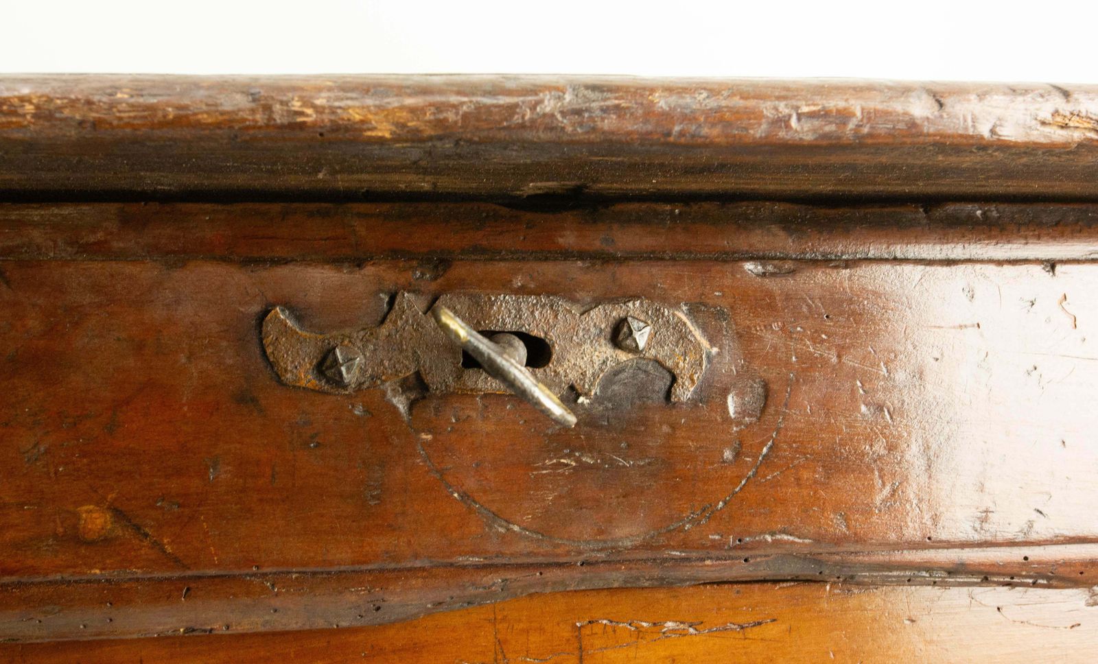 photo furniture French 18th Century Poplar & Oak Writing Table Louis XV Period