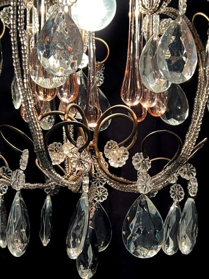 Hepburn's Tears Murano Chandelier 1950s photo 1101.0