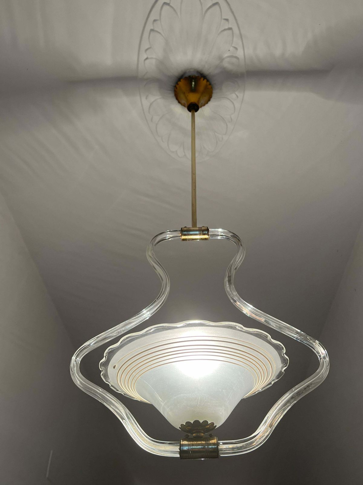 Chandelier By Barovier & Toso, Murano, 1950s photo furniture