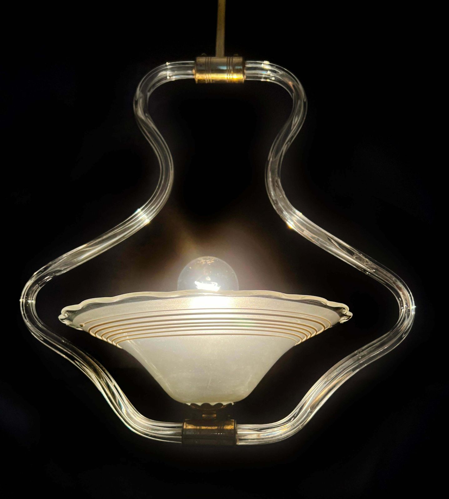 944.0 Chandelier By Barovier & Toso, Murano, 1950s photo