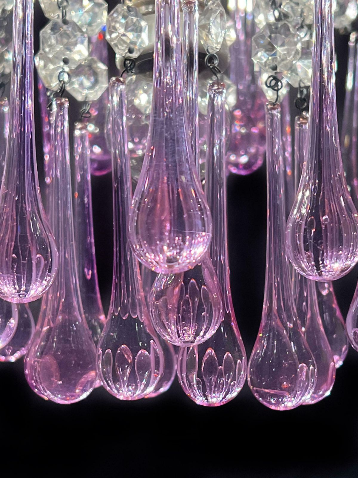 Liz Taylor's Tears Murano Chandelier 1950s photo vinterior