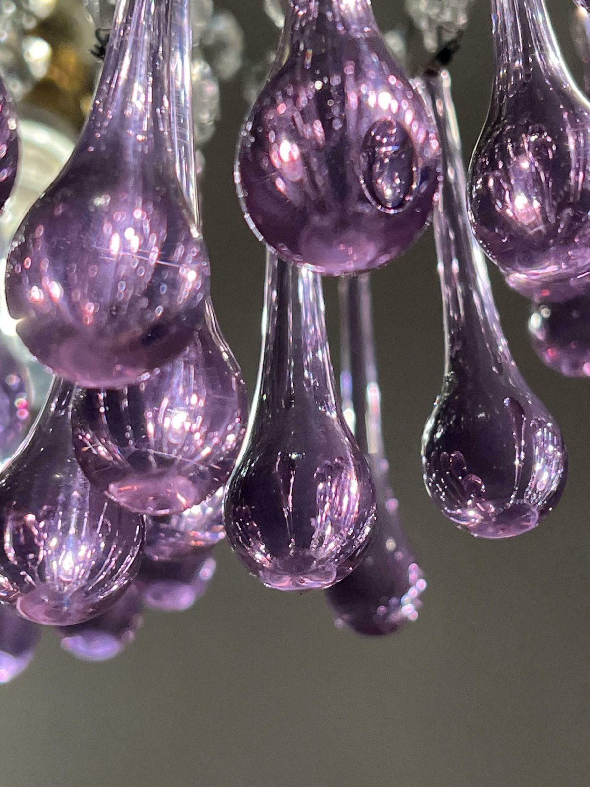Lighting Liz Taylor's Tears Murano Chandelier 1950s photo