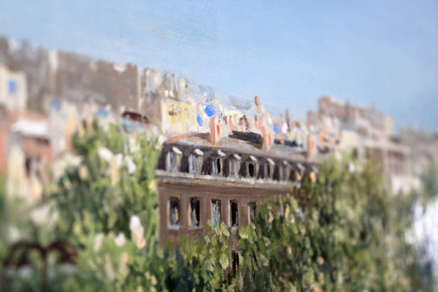 Art Paulis Postazs Triumphal Arch. 2023. Oil On Canvas. photo