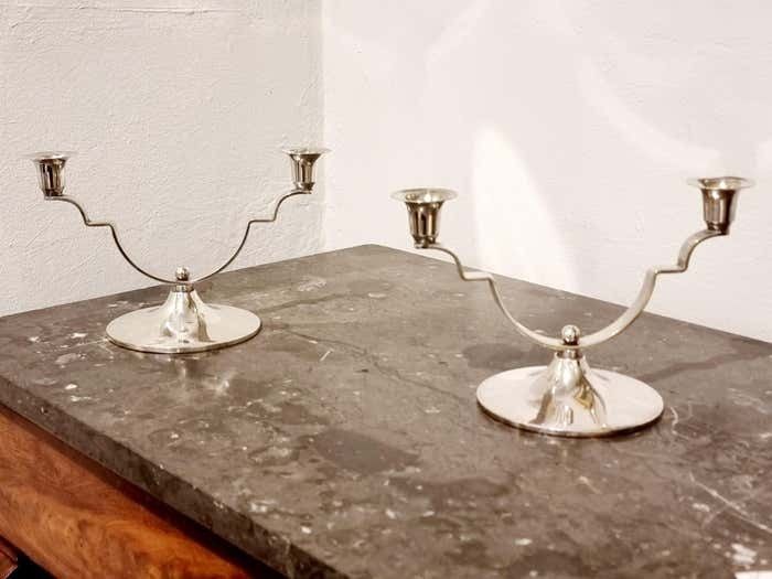 Candle Holders By Dana Dfa, Denmark, Midcentury / Scandinavian Modern photo 418.0