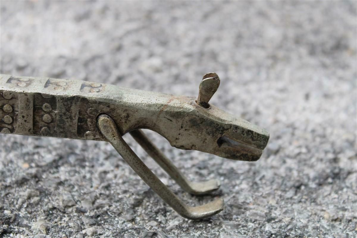 Metal Sculpture Of Dog Italy 1960 Brutalist photo for sale